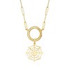 Pure Collection by Ross-Simons Italian 14kt Yellow Gold Spider Web Charm - 3 of 4