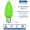 Novelty Lights C9 LED Faceted Christmas Replacement Bulbs Dimmable 25 Pack - 2 of 4