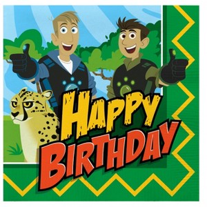Treasures Gifted Wild Kratts Napkins - Wild Kratts Party Supplies - 16 Pack - 1 of 4
