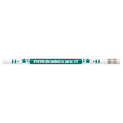 Musgrave Pencil Company 5th Graders Are #1 Motivational Pencils, 12 Per Pack, 12 Packs