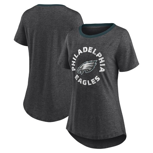 Philadelphia Eagles NFL Womens Team Stripe Property of V-Neck T-Shirt