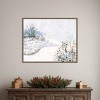 Amanti Art Frozen River Study II by Victoria Borges Canvas Wall Art Print Framed 28-in. W x 23-in. H. - 4 of 4