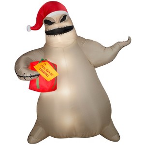 Giant Airblown Inflatable Oogie Boogie with Present for Lock, Shock and Barrel - 1 of 4