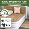 Queen Size Air Mattress with Headboard and Pump, 18in Blow Up Mattress Inflatable Bed for Home & Visitors - 4 of 4