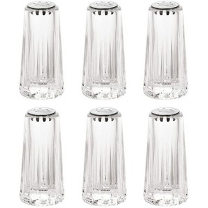 YBM Home 1.5 ounce Salt and Pepper Shakers with Stainless Steel Lid,6-Pack - 1 of 4