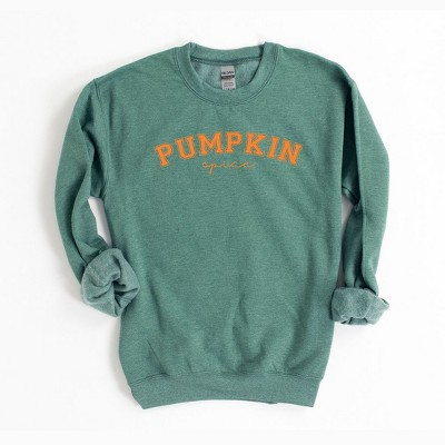 Simply Sage Market Women's Graphic Sweatshirt Curved Pumpkin Spice