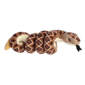 Aurora Small Wrist Wranglers Diamondback Rattlesnake Snake Playful Stuffed Animal Brown 8" - 1 of 4