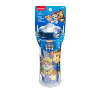 Playtex Baby – Sipsters Stage 4 Insulated Straw Cups, 12 oz, 1-Pack, Paw Patrol,  Blue Themed, Spill-Proof & Leak-Proof, BPA-Free - 1 of 4