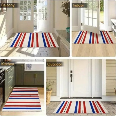 30"Stars and Stripes Diatom Doormat - Durable Patriotic Entrance Mat