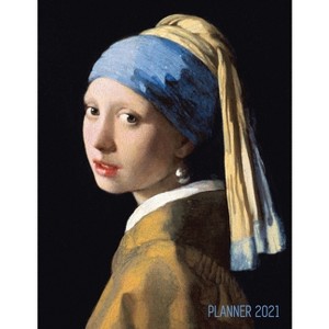 Girl With a Pearl Earring Planner 2021 - by  Shy Panda Notebooks (Paperback) - 1 of 1