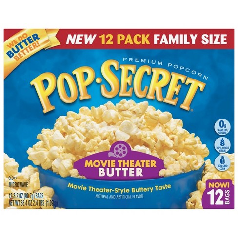 Pop Secret® Movie Theater Butter Microwave Popcorn - 12ct : Target