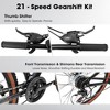 YONWAY Mountain Bike, 21 Speed, Durable High Carbon Steel Frame, Dual Full Suspension, for Men and Women - 3 of 4