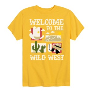 Boys' - Instant Message - Welcome To The Wild West Short Sleeve Graphic T-Shirt - 1 of 4