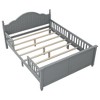 PDTEND Wood Platform Bed with Headboard & Footboard, Kids Bedroom Design - 2 of 4