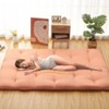 Solid Japanese Floor Mattress Indoor Furniture Living Room Bedroom Futon Mattress, Foldable & Portable Tatami Mat Roll Up Camping Mattress Pad - 2 of 4