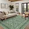 Abynow Medallion Diamond Faded Rustic Indoor Area Rug - 2 of 4