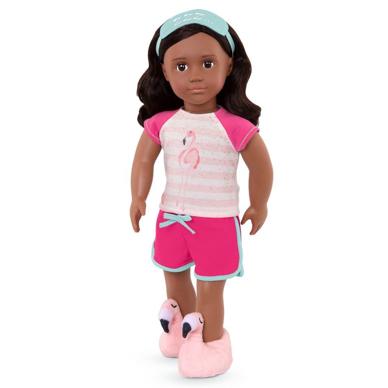 Our Generation Sleepover Pajama Outfit for 18&#34; Dolls - Flamingo Dreaming, 5 of 7