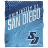 University Of San Diego Fan Zone Silky Touch Super Soft Throw Blanket 50x60 - 2 of 4