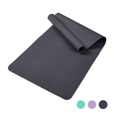VisioGear Yoga Mat, Exercise Yoga Mat with Non-Slip Design, Multi-Purpose Workout Mat for Women, Black, 72"*24"*0.2"