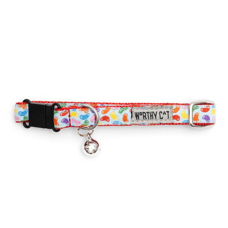 The Worthy Dog Jelly Beans Breakaway Adjustable Cat Collar, 2 of 4