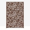 PexFix Outdoor Metal Privacy Screen Garden Fence Wave Pattern Wall Applique - 3 of 4