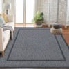 Area Rugs: Washable Non-Slip Simple Carpet, Soft Low Pile Foldable Stain Resistant Rugs for Living Room, Bedroom, Home, Dining Room - 4 of 4