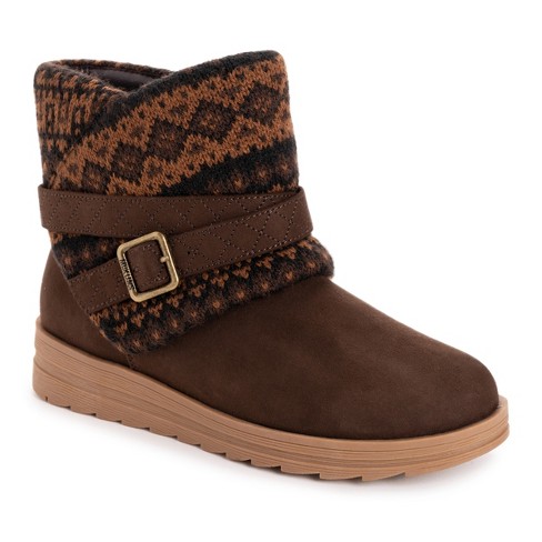 Muk Luks Women's Tatum Boots, Tan, 11w : Target