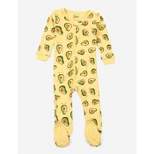 Leveret Footed Food Print One Piece Pajamas  