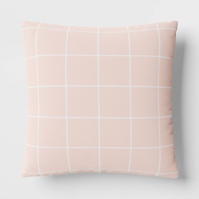 18x18 Solid Ribbed Textured Square Throw Pillow - Freshmint : Target