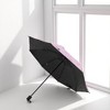 Unique Bargains Portable Umbrella 8-Rib Avocado Pattern Sun Block Impact Cloth Vinyl 39.37"x27.17" 1 Pcs - 2 of 4