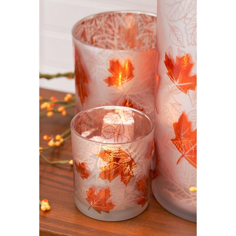 C&F Home Fall Leaves Glass Container Large, 5 of 7