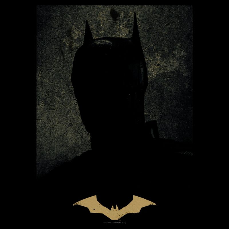 Men's The Batman Silhouette Portrait T-Shirt, 2 of 6