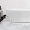 ALFI  Isabella Plus Collection Rectangular Above Mount Basin with Center Drain - 3 of 4