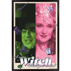 Trends International The Wizard Of Oz - I Am A Witch Framed Wall Poster Prints - 1 of 4