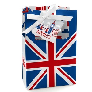 Big Dot of Happiness Cheerio, London - British UK Party Favor Boxes - Set of 12 - 1 of 4
