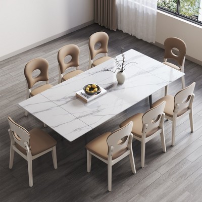 Etelifrank Set of 2 Faux Leather Upholstered Dining Chairs for Kitchen, Office, Living Room