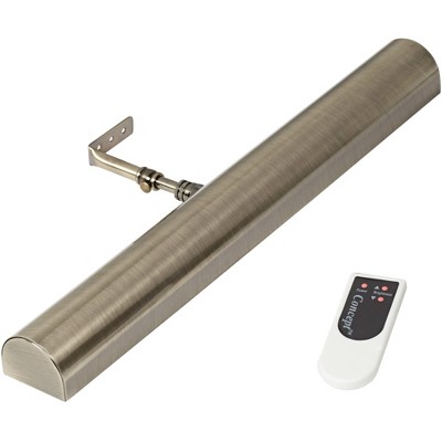 Elegant Brass 21" Cordless LED Picture Light with Remote Control