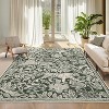 Area Rug - Soft Washable Low Pile Non-Slip Carpet Forest Animal Throw for Bedroom Living Room Farmhouse Dining Room Kitchen Home Office Decor - 2 of 4