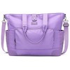 ELLE Luggage Voyage 25L Twill and Vegan Leather Weekender Tote Bag - 4 of 4