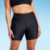 Lands' End Women's UPF 50 Swim Bike Shorts - Black - 4 of 4