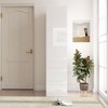 Okak Tall Cabinet, Storage Cabinet with 1 Doors and 3 Drawers, Kitchen Cabinet for Living Room, Bedroom and Office, White - 3 of 4