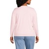 Lands' End Women's Relaxed Supima Cotton Long Sleeve V-Neck T-Shirt - 2 of 3