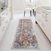 Indoor Wilton Floral Living Room Rugs, Stain Resistant Non Shedding Throw Carpet for Dining Room Bedroom - 4 of 4
