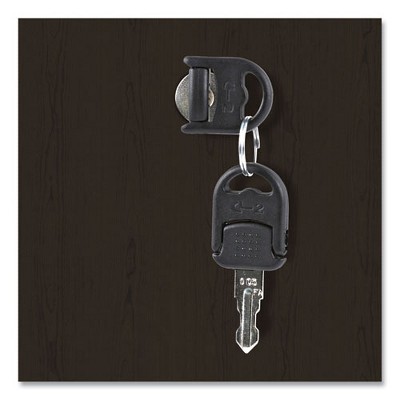 Espresso 2-Drawer Lockable Mobile Filing Cabinet