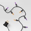 100ct LED Halloween Indoor Outdoor Miniature String Lights Orange/Purple/Black - Hyde and EEK! Boutique™ - 4 of 4
