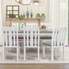 Whisen Retro Style 7-Piece Dining Table Set with Extendable Table and 6 Upholstered Chairs - 4 of 4