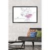 Trends International Disney Simple Moments Line Art - Minnie Mouse Framed Wall Poster Prints - 2 of 4