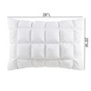 Kumasinova Standard/King Overfilled Pillow,Bed Pillows with 3D Puff Stitch Design,OEKO-TEX Certified Down Pillow for Bed&Couch - 2 of 4