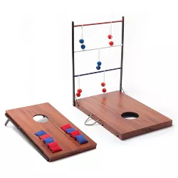 Sport Squad 2-in-1 Indoor/Outdoor Cornhole and Ladder Toss Game Set