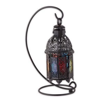 Iron Moroccan Tabletop Outdoor Lantern - Zingz & Thingz